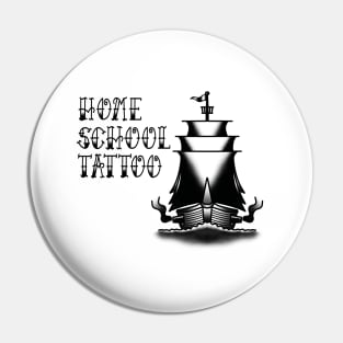 HomeSchoolTattoo pirateship Pin