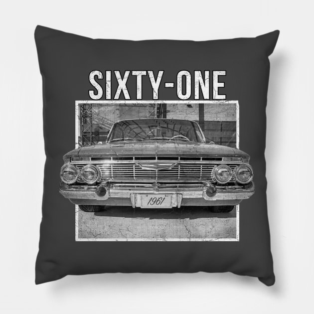 61 Impala Pillow by CoolCarVideos