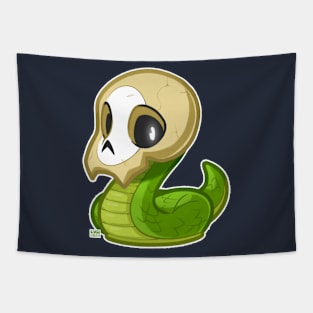 Skelly Snake Tapestry