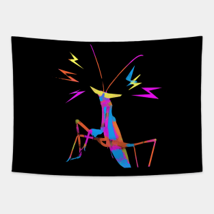 Partying Mantis in Cool Shades Tapestry