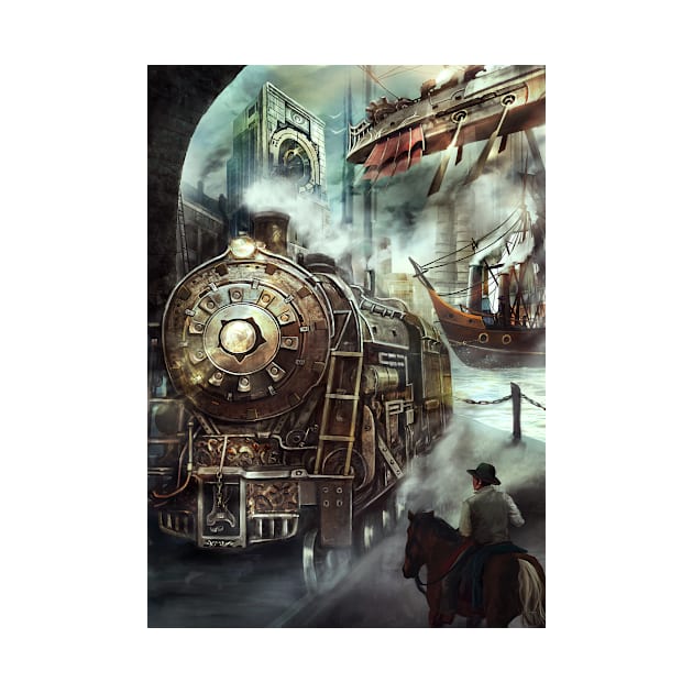 Steampunk World by evocexperiments