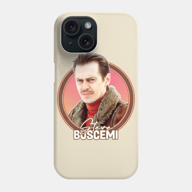 Steve Buscemi // Retro Style Fan Art Design Phone Case by DankFutura