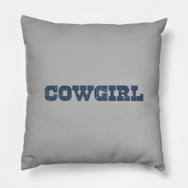 Cowgirl 1960 Pillow by JCD666