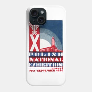 1929 Polish National Exhibition Phone Case