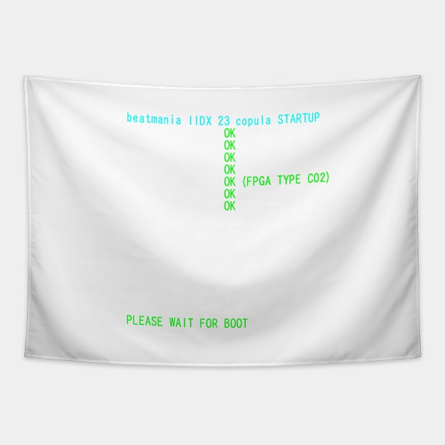 IIDX STARTUP COPULA VER. Type 2 Tapestry by CommonSans