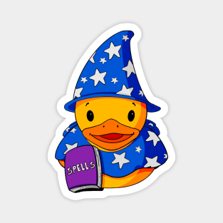 Wizard Rubber Duck Magnet