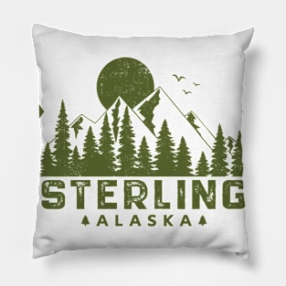 Sterling Alaska Mountain Souvenir Pillow