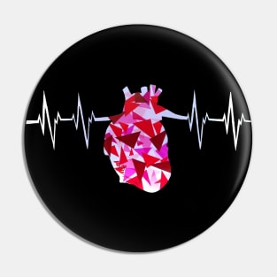 Heart Beats Pin