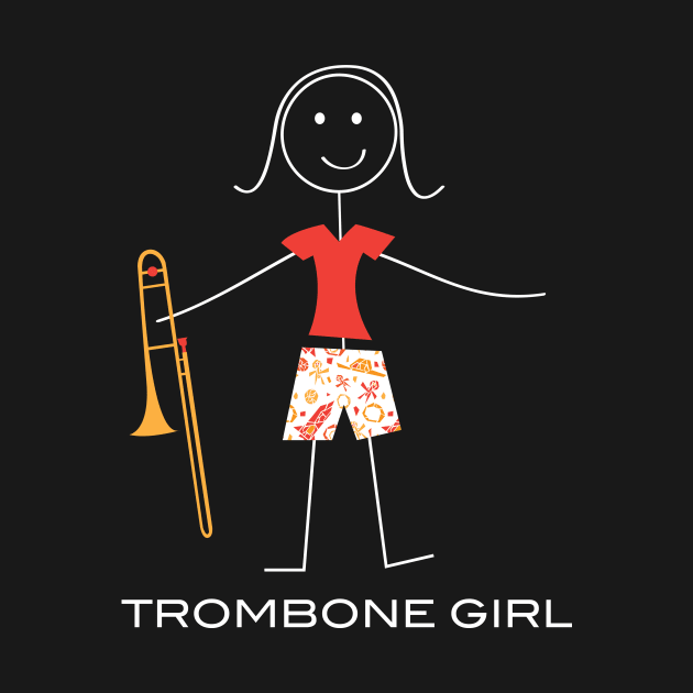 Funny Womens Trombone Girl by whyitsme
