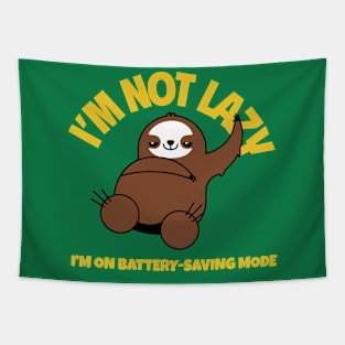 I’m not lazy funny design Tapestry