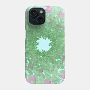 Watercolor floral design. Mandala Phone Case