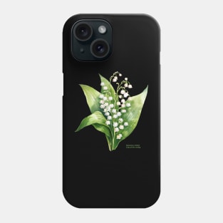 Botanica letalis - Lily of the valley - white flowers Phone Case