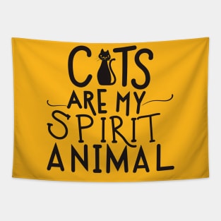 Cats are my spirit animals Tapestry