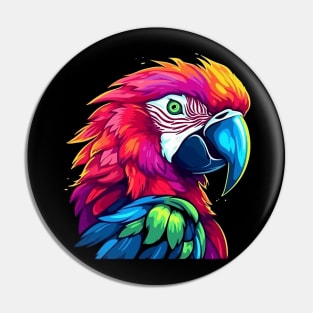 Macaw Smiling Pin