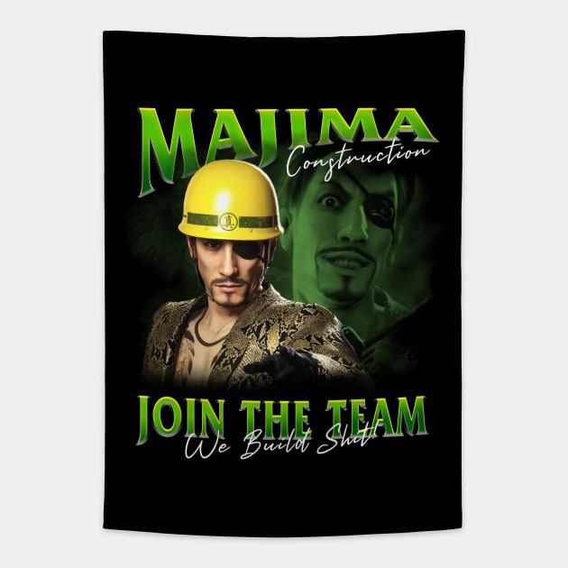 Majima Construction Vintage Tapestry by eternal sunshine