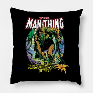 VINTAGE HORROR MAN-THING 1974 Pillow