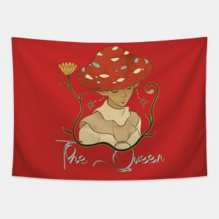 mushroom hat girl Tapestry