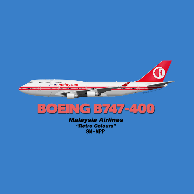 Boeing B747-400 - Malaysia Airlines "Retro Colours" by TheArtofFlying