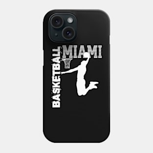 Miami Basketball Player Dunk Dunking T-Shirt and more Phone Case