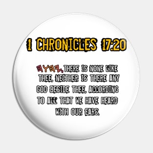 1 Chronicles 17:20 Pin