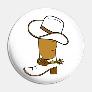 COWBOY Style Cowboy Boots Cowboy Hat Pin