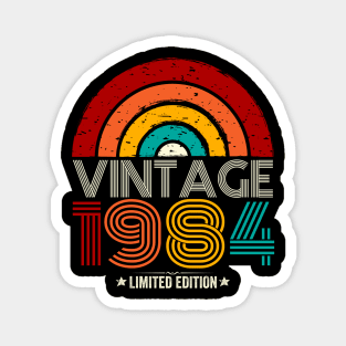 Vintage 1984 Limited Edition Birthday Gift Magnet