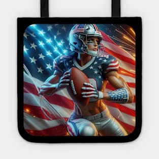 American Woman NFL Football Player #2 Tote