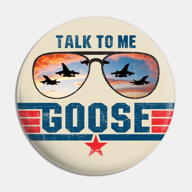 Talk To Me Goose Lts Pin by Alema Art