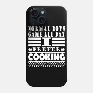 Cook chef men funny gift saying Phone Case