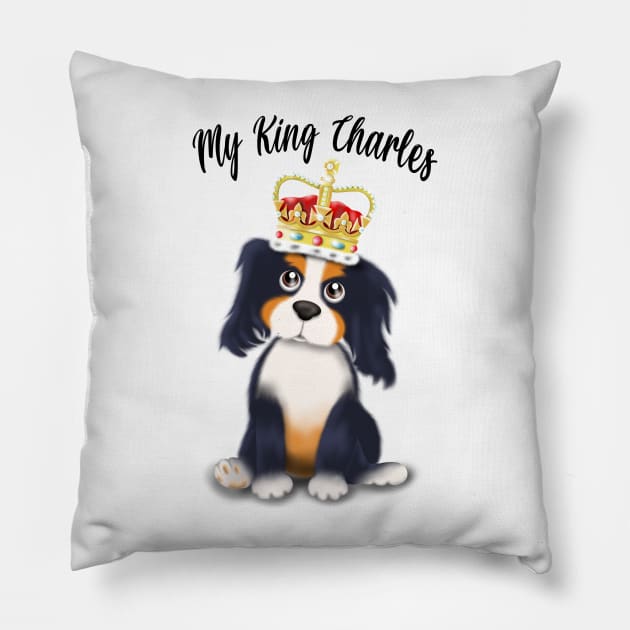 My King Charles Pillow by Manxcraft