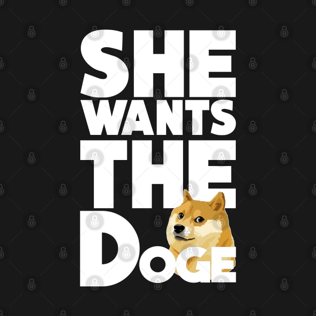 She Wants the Doge - White by VirtualRC