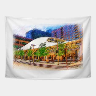 Denver Transit Center Architecture Tapestry