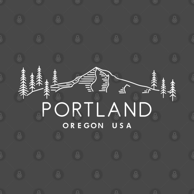 Portland Oregon usa by Vectographers