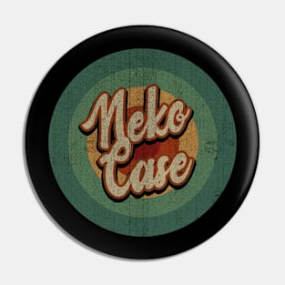 Circle Retro Vintage Neko Case Pin