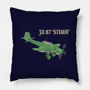 Junkers Ju 87 Stuka Bomber Airplane Pillow