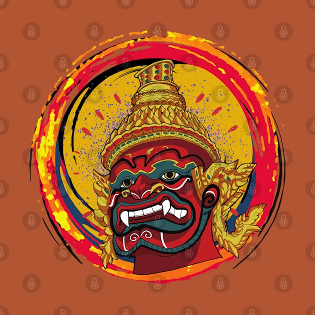 Red Giant of Thailand Yaksha by 4AprilShop