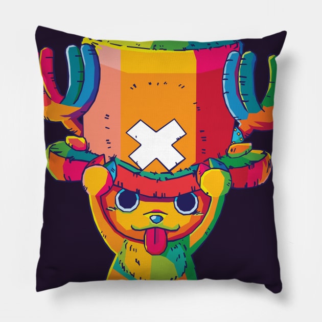 Tony Chopper Pillow by BLUESIDE