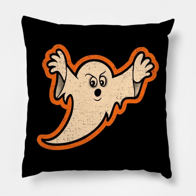 Vintage Halloween Store alternate logo 2 Pillow by Vintage Halloween Store