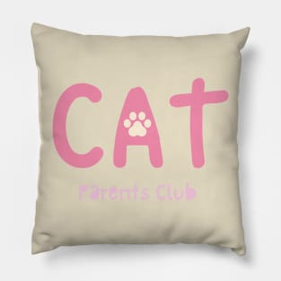 Cat Parents Club Pillow