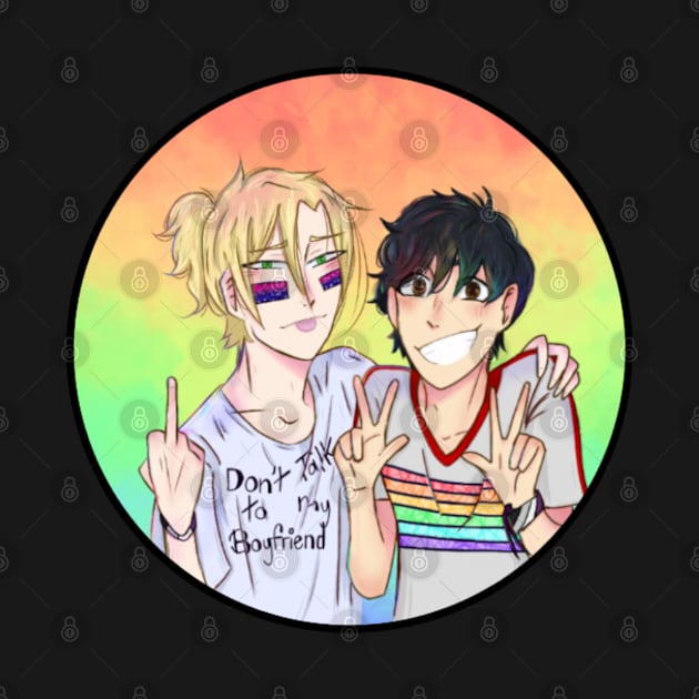 Ash and Eiji Pride by Sophprano