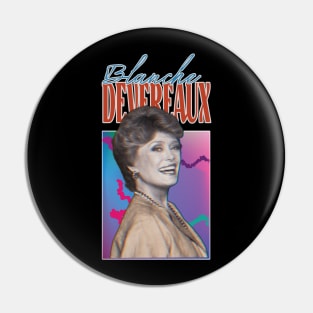 Blanche Deveraux / Original 80s Style Fan Art Design Pin