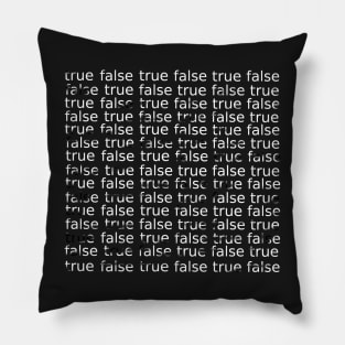 true false Pillow