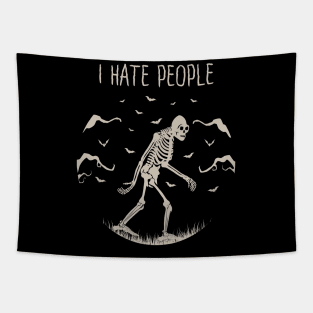 Bigfoot I Hate People Tapestry