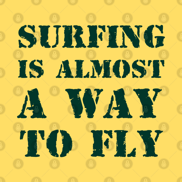 Surfing is almost a way to fly 2 by Erena Samohai