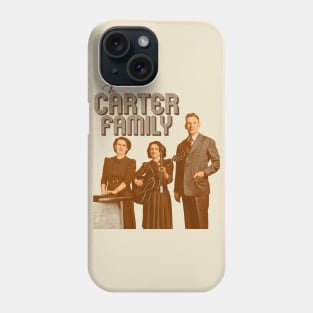 The Carter Family // Vintage Bluegrass Folk Country Tribute Phone Case