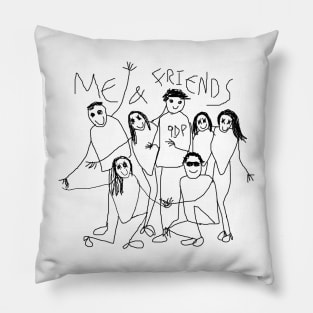 Me & Friends by 9DP Pillow