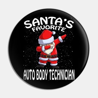 Santas Favorite Auto Body Technician Christmas Pin
