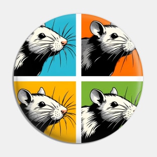 Pop Rat Art - Cute Rats Pin