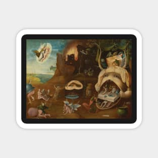 The Vision of Tundale - Follower of Hieronymus Bosch Magnet