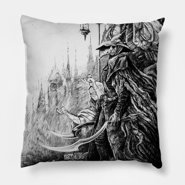 Eileen the Crow - Bloodborne Pillow by August